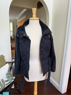Women’s Navy Abercrombie and Fitch Utility Jacket